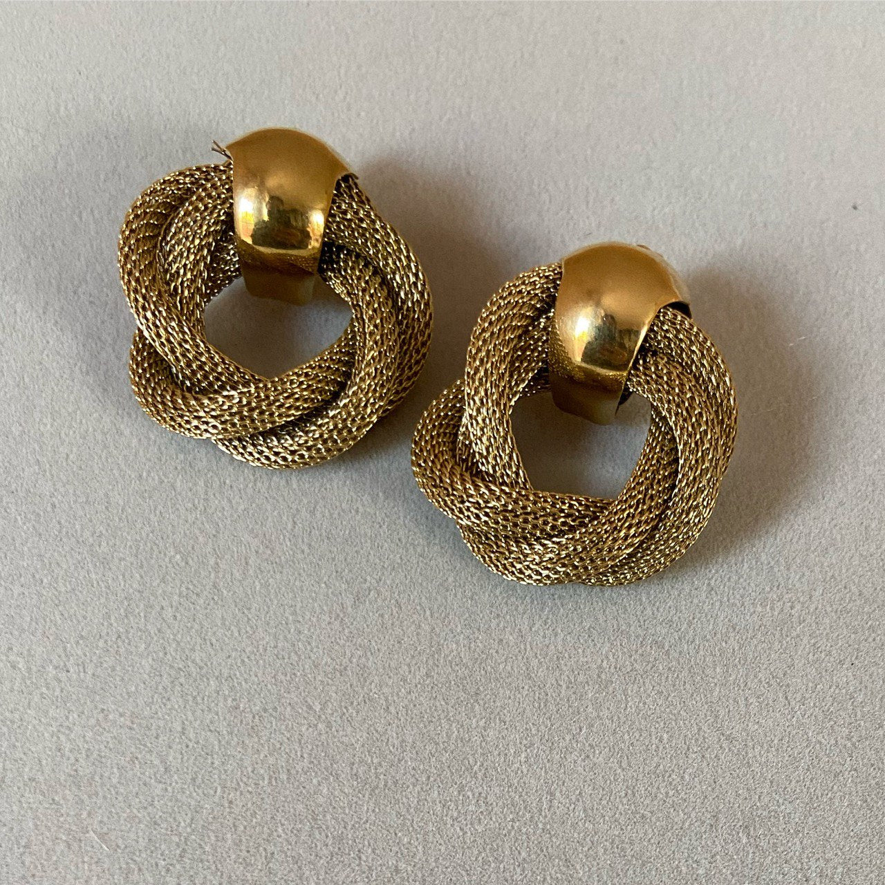 Orecchini nodo vintage