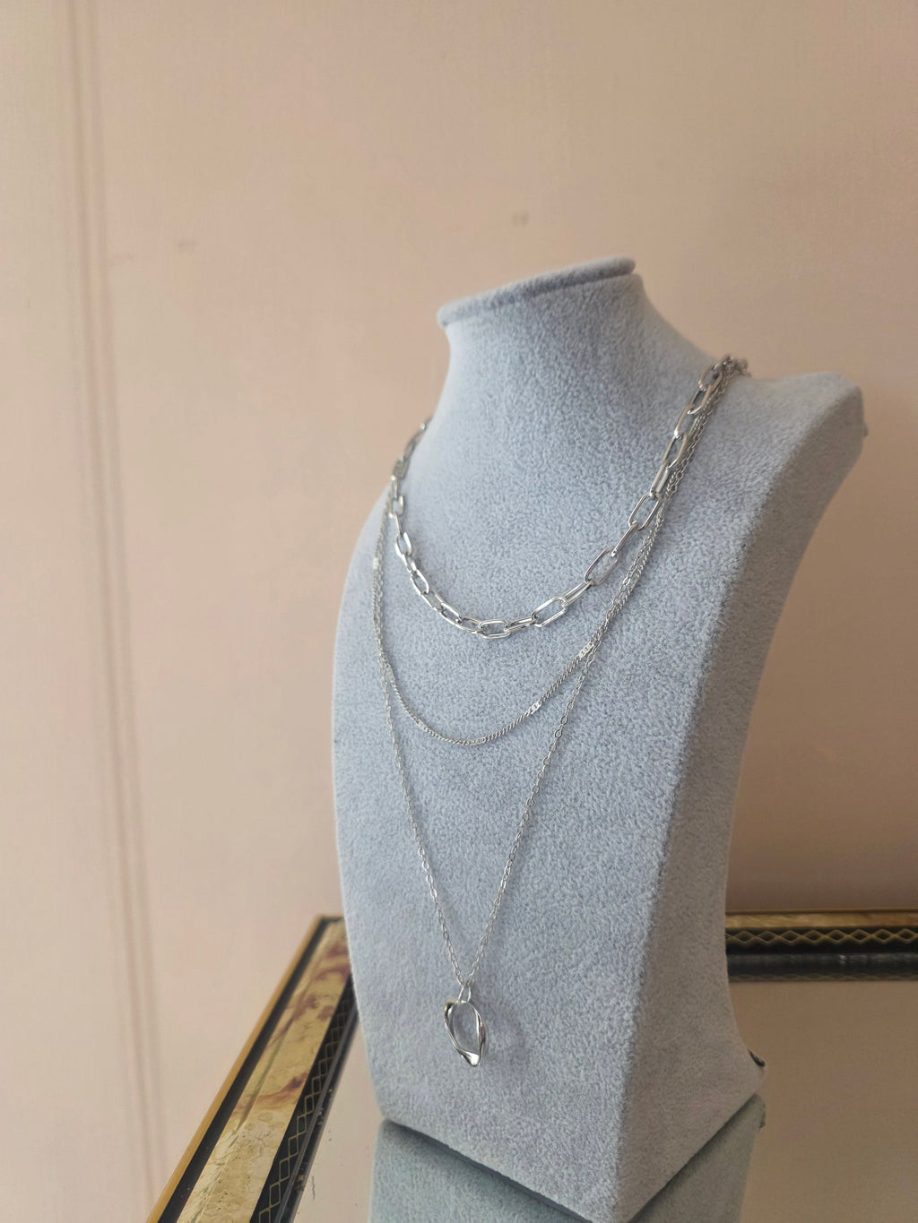 Collana Tre Livelli Argento