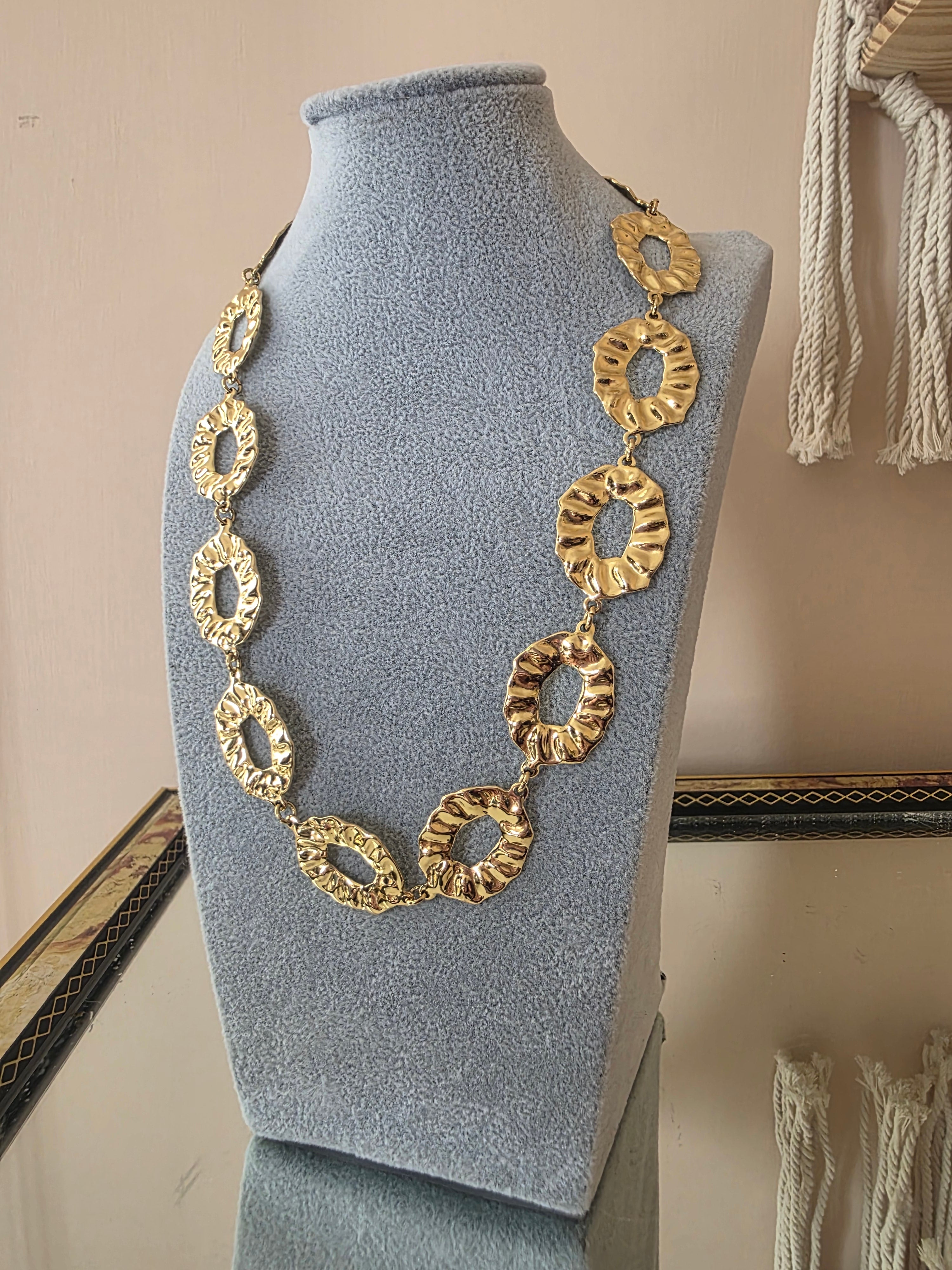 Collana Onde Dorate