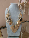 Collana Maxi Charms Cuori